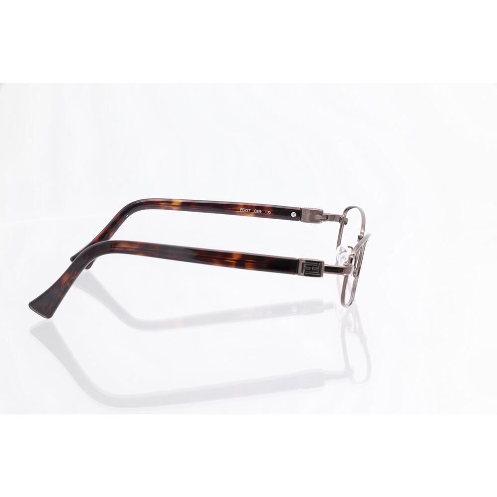 Fendi FS 227 Cafe 53-18-135mm Eyeglasses FRAMES ONLY - GOOD CONDITION - Picture 6 of 6